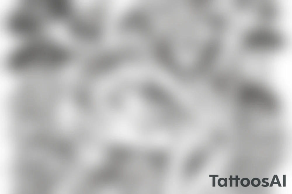 fairy sitting on a mushroom tattoo idea