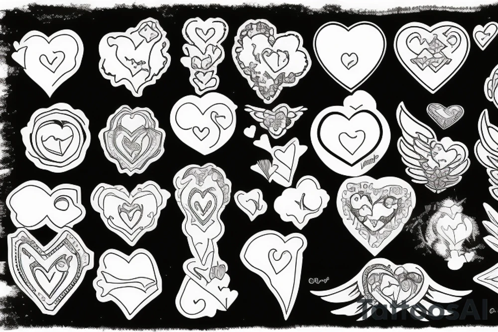 cupid on a cloud tattoo idea