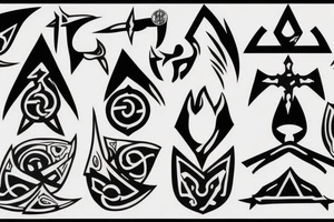 hiraishin kunai tattoo idea