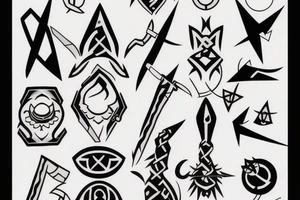 hiraishin kunai tattoo idea