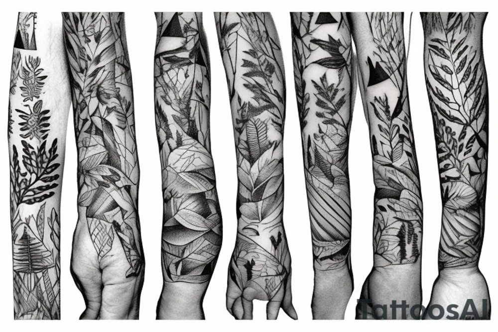 you kept looking but you can't find the woods, while you're hiding in the trees tattoo idea