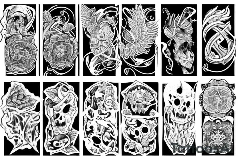 Sleeve tattoo idea