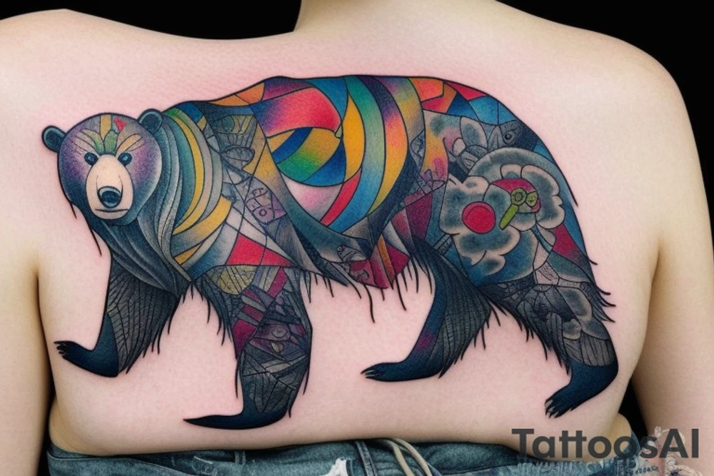 bear tattoo tattoo idea