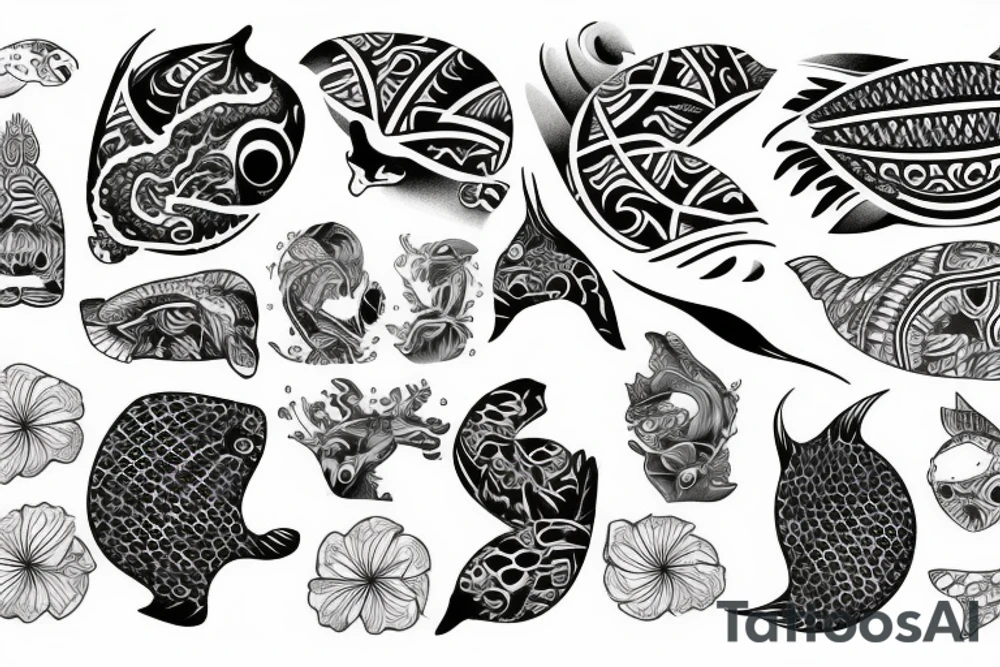 polynesian stingray tattoo tattoo idea