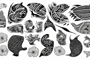 polynesian stingray tattoo tattoo idea