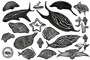 polynesian stingray tattoo tattoo idea