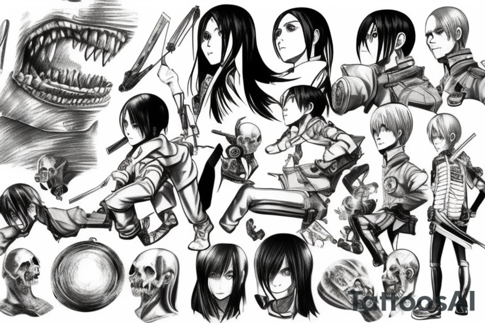Attack on titan tattoo idea