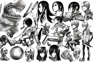 Attack on titan tattoo idea