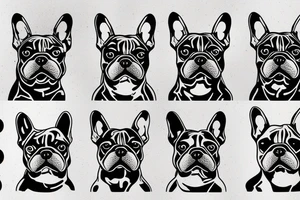 French bulldog tattoo idea