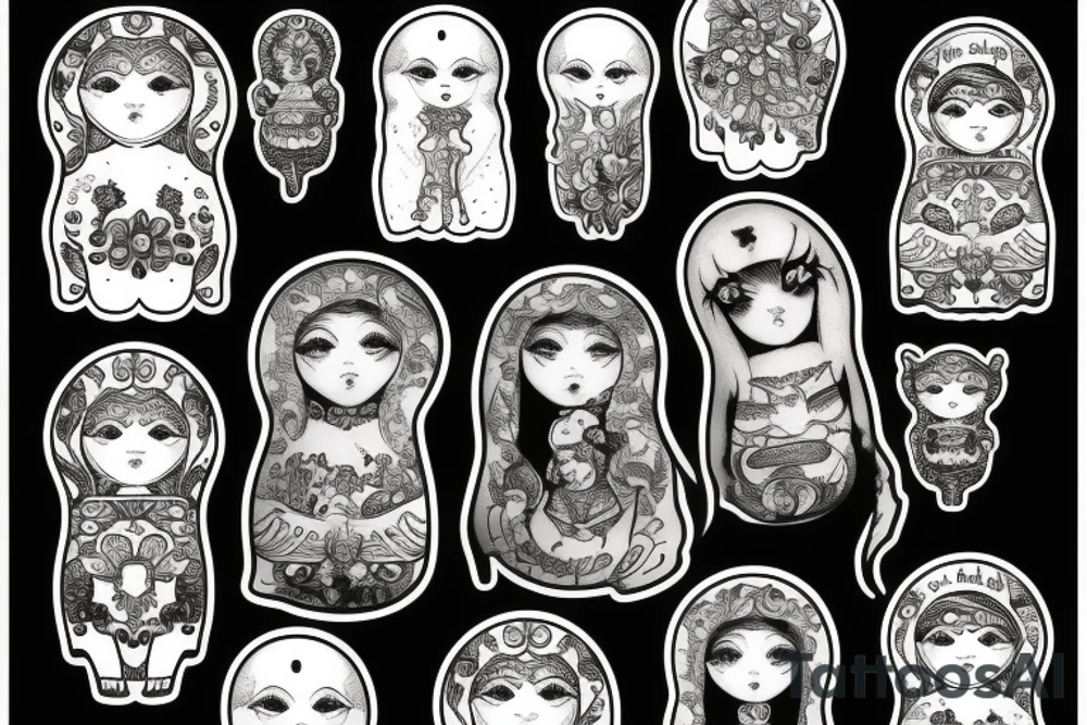 Russian doll tattoo idea