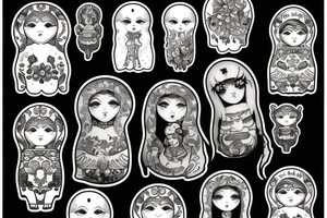 Russian doll tattoo idea
