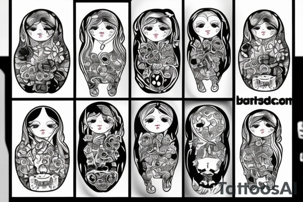 Russian doll tattoo idea
