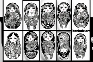 Russian doll tattoo idea