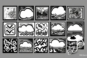 clouds tattoo idea
