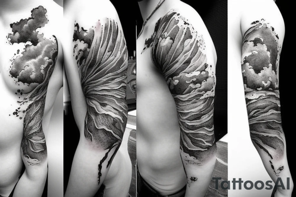 cloud tattoo tattoo idea