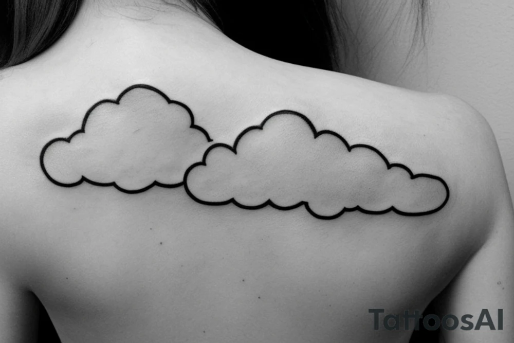 cloud tattoo tattoo idea