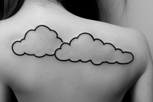 cloud tattoo tattoo idea