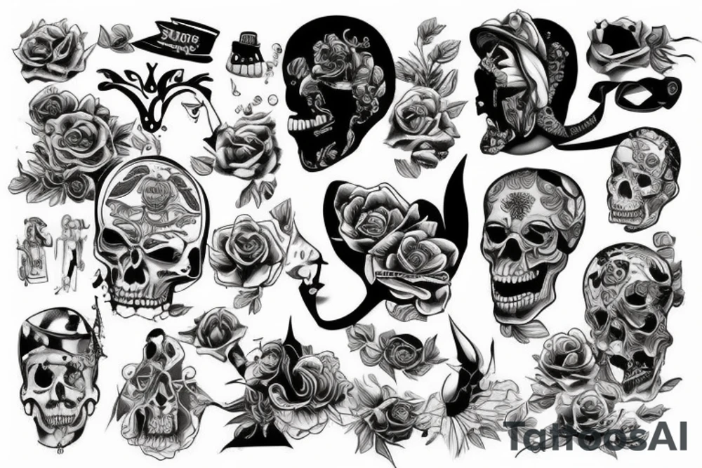 alambre de puas, extendido a lo ancho tattoo idea