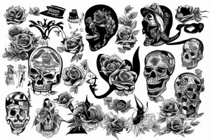 alambre de puas, extendido a lo ancho tattoo idea