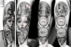 alambre de puas, extendido a lo ancho tattoo idea