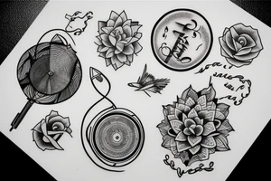 turntable tattoo idea