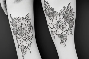 Fine line feminism tattoo idea