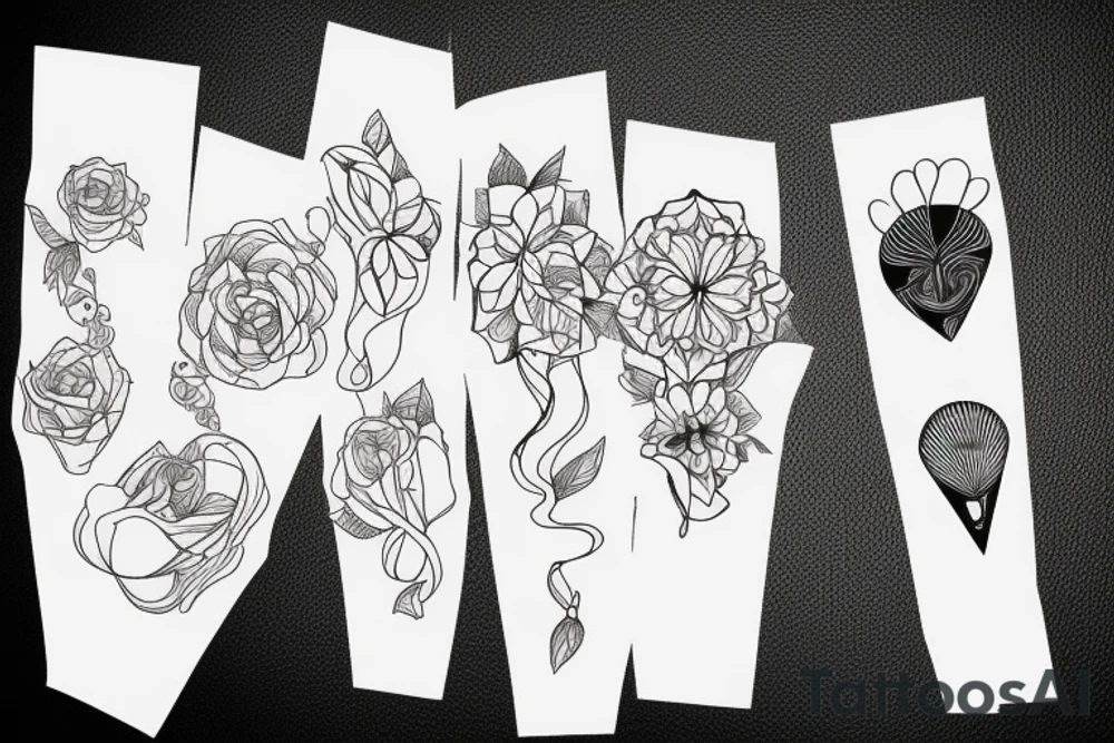Fine line feminism tattoo idea