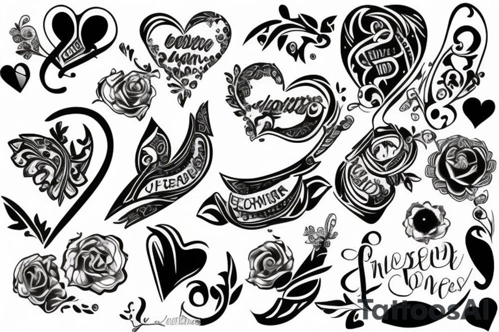 Endless love, friendship and pleasant experiences. tattoo idea