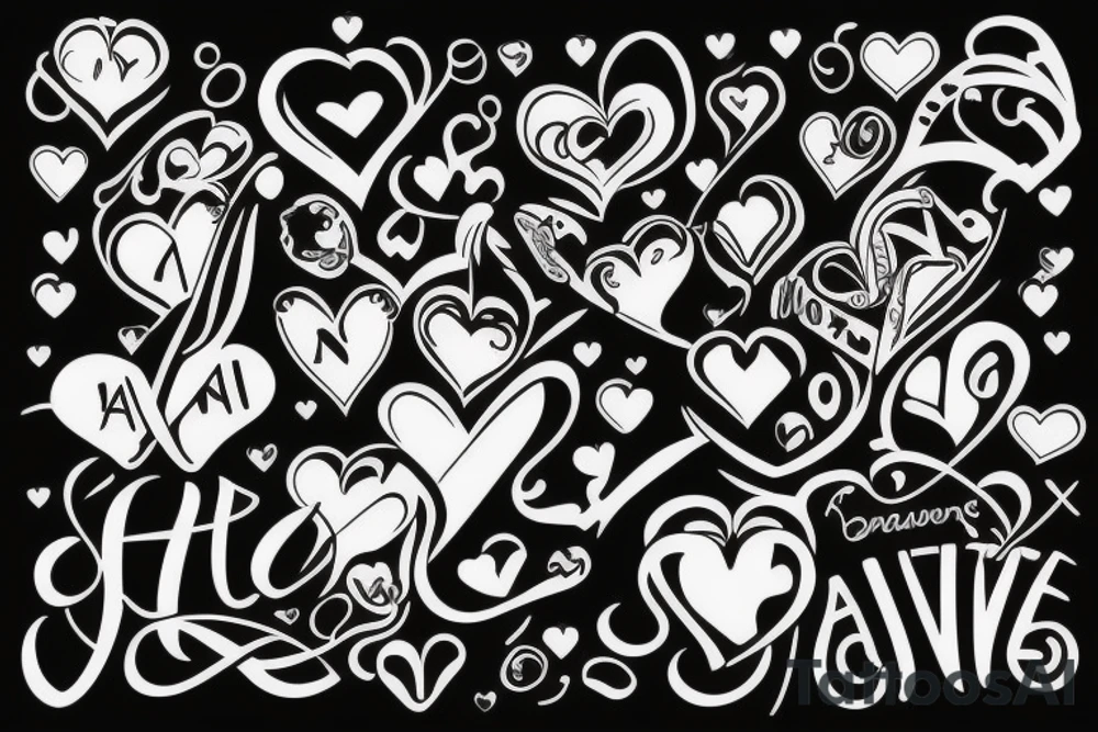 Endless love, friendship and pleasant experiences. tattoo idea