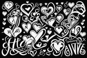 Endless love, friendship and pleasant experiences. tattoo idea