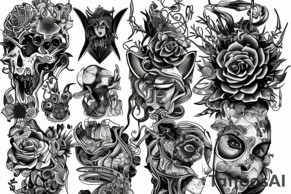 Brennende Reifen tattoo idea