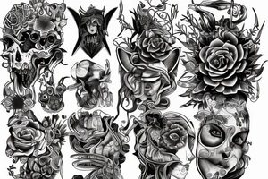Brennende Reifen tattoo idea