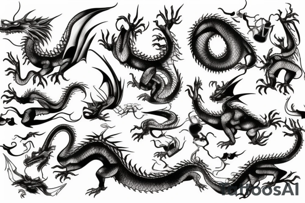 Dragon tattoo idea