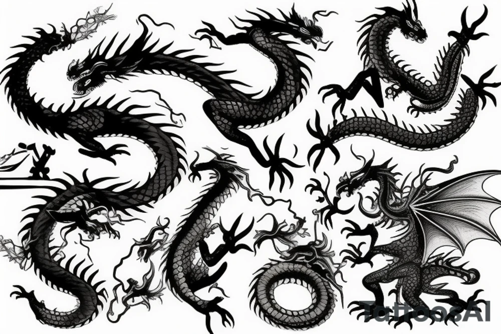 Dragon tattoo idea
