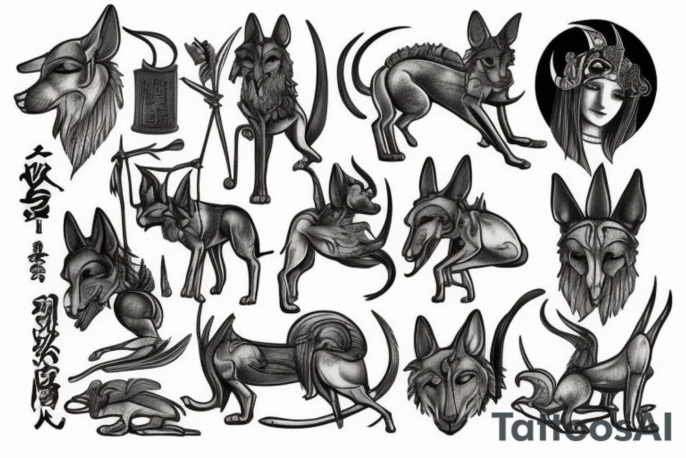Anubis tattoo idea