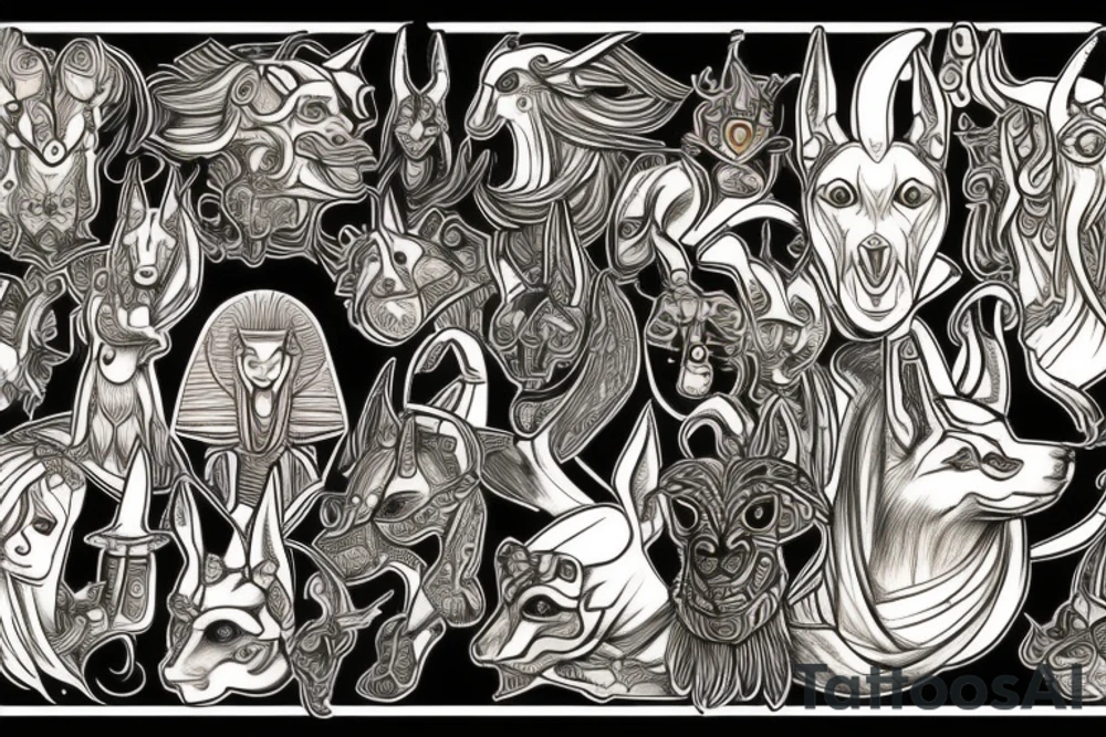 Anubis tattoo idea
