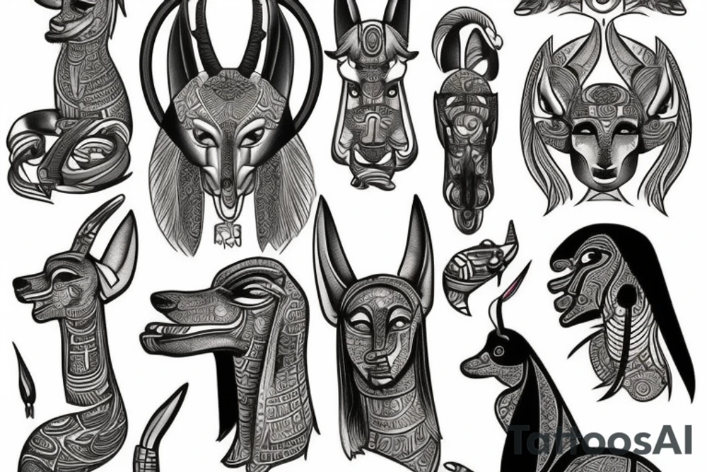 Anubis tattoo idea