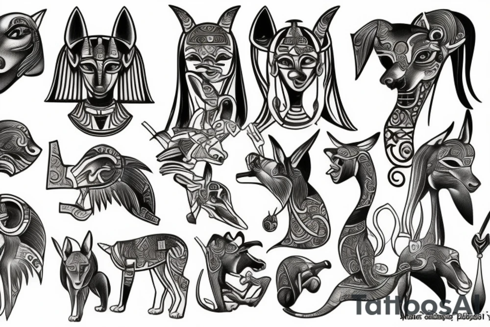 Anubis tattoo idea
