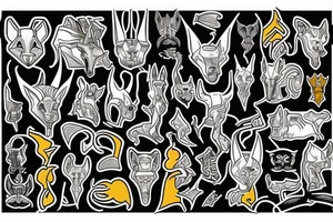 Anubis tattoo idea