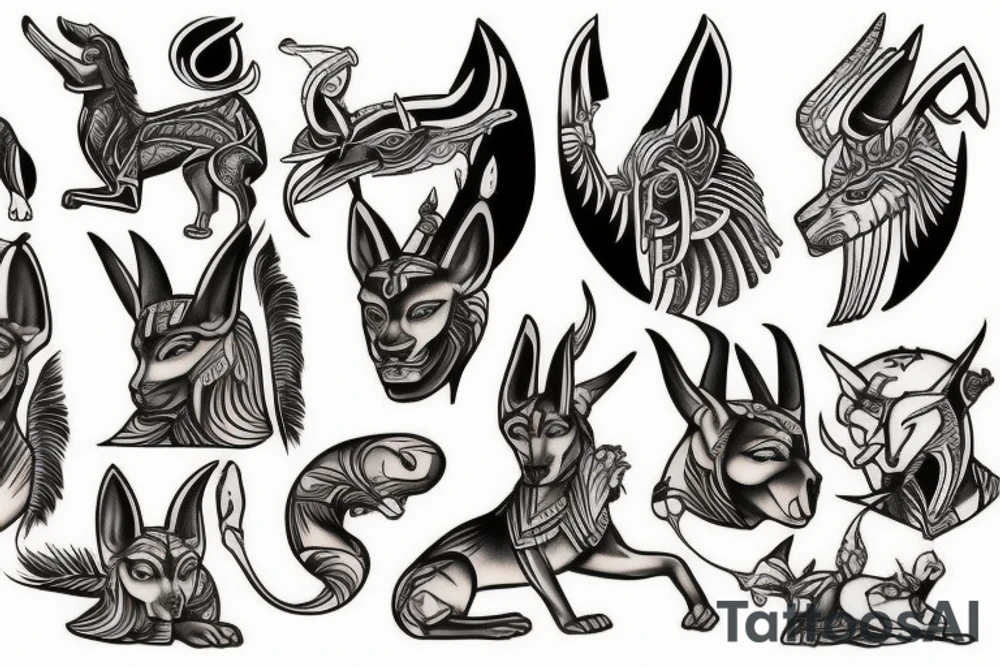 Anubis tattoo idea