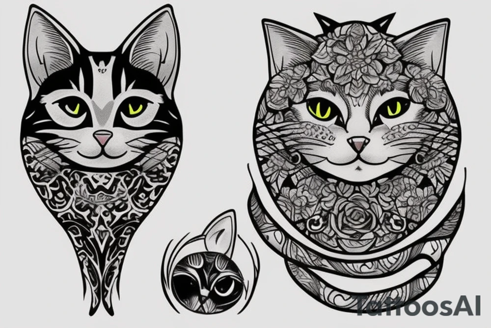 Cat prophet tattoo idea