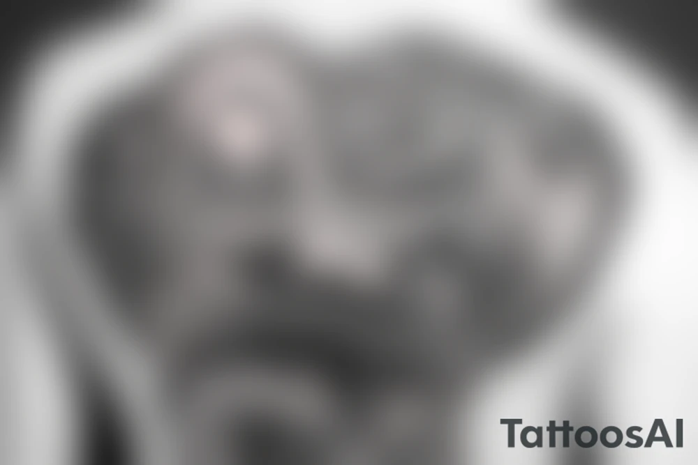 domes on the back russian prison realism tattoo idea