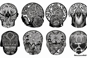 domes on the full back tattoo idea
