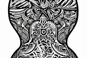 domes on the full back tattoo idea