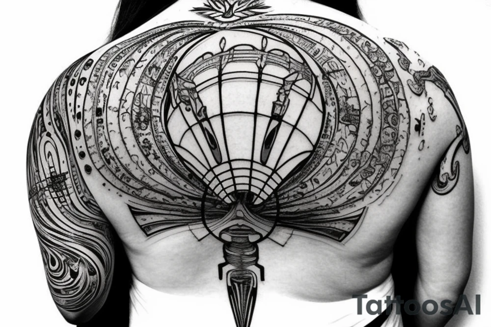 church domes on the full back tattoo idea