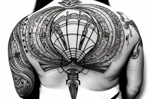 church domes on the full back tattoo idea