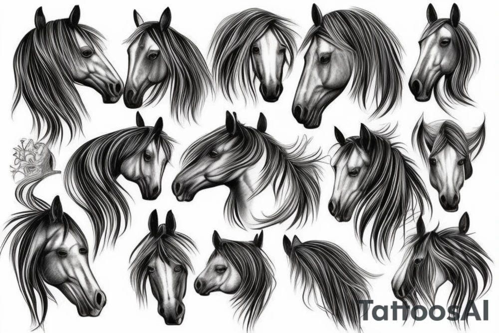 Horse tattoo idea