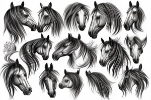 Horse tattoo idea