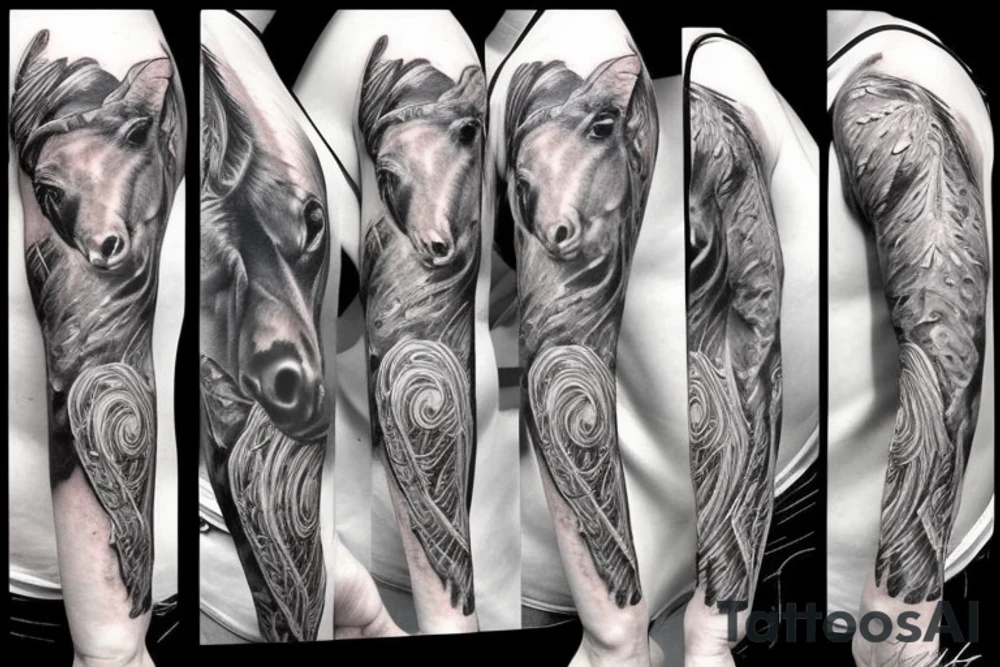 Horse tattoo idea
