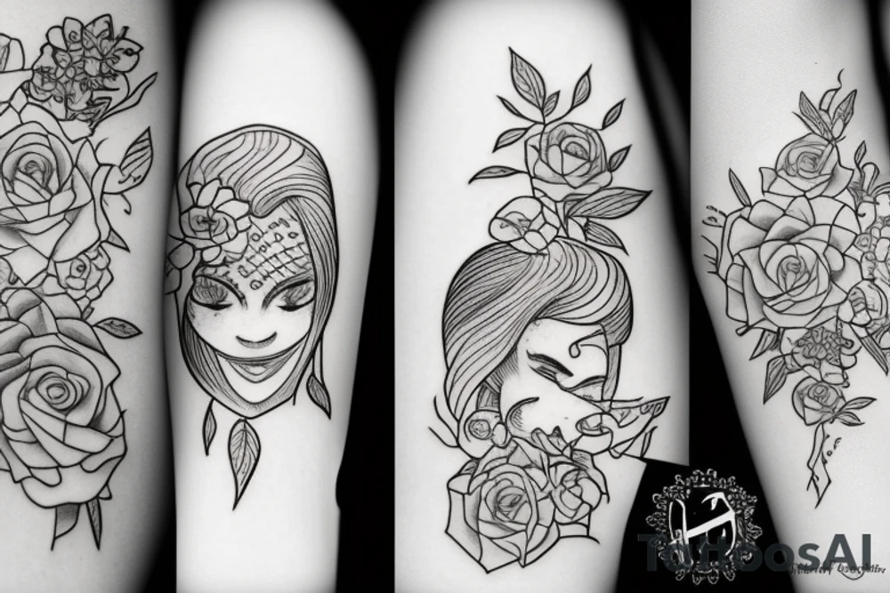 Two daughters tattoo idea
